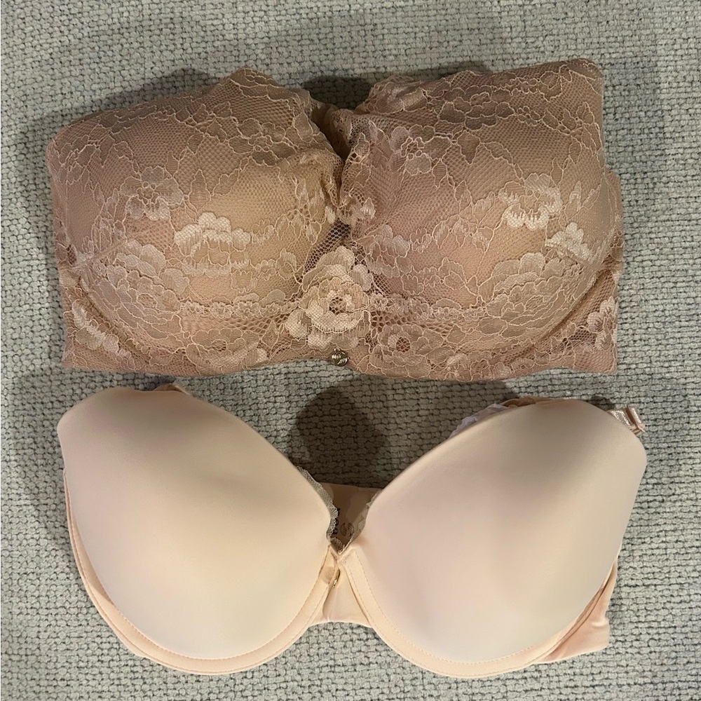 Pearl by Venus The Perfect Coverage Bra & The Lace Cami Bra Set(2) Sz. 34DD NEW🪷